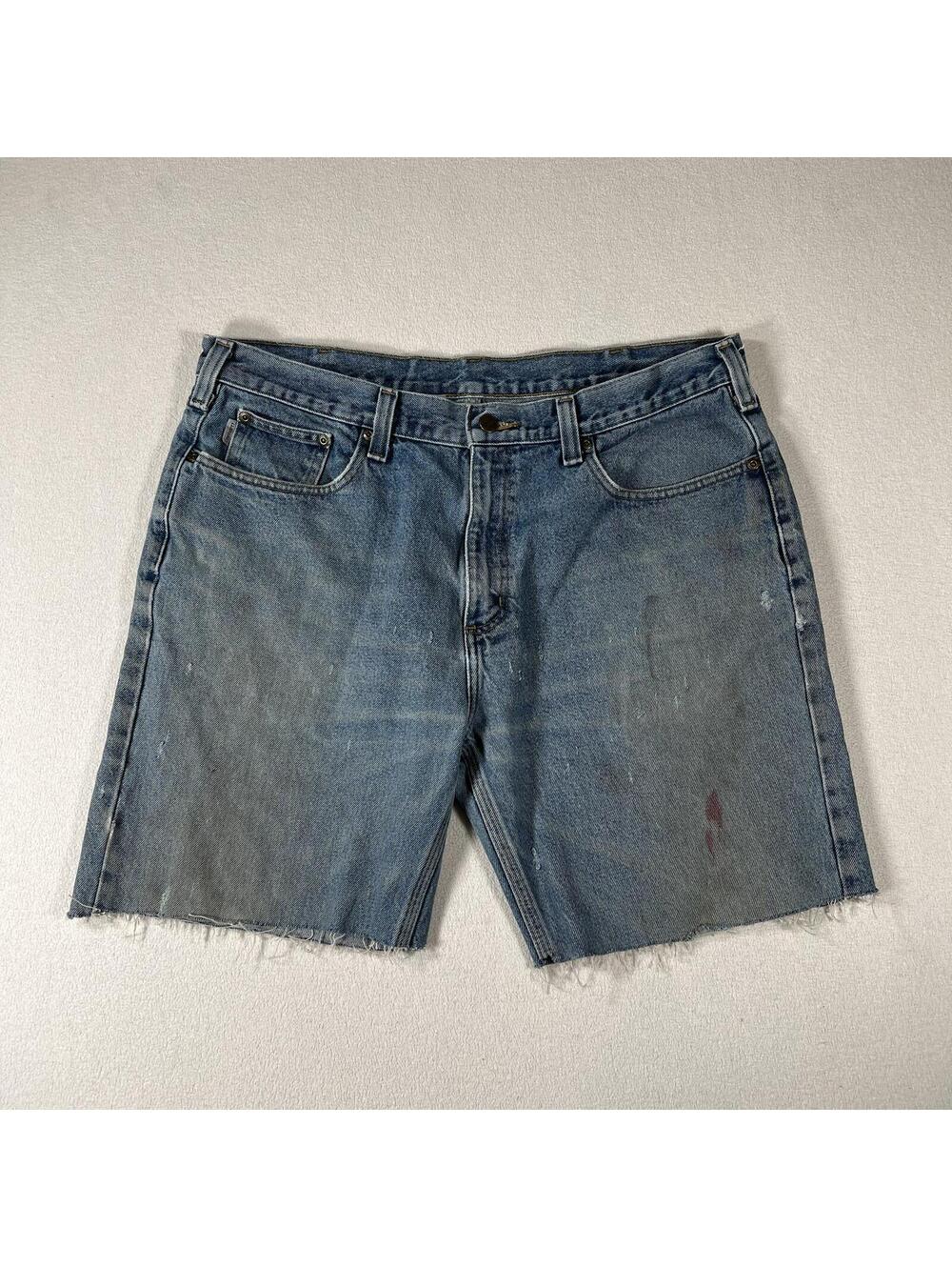 Vintage Faded Carhartt Denim Cut Off Jorts AS IS